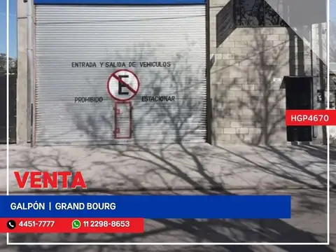 GalpÃ³n - Venta - Argentina, Grand Bourg - Maipu 1035
