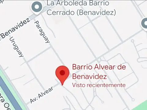 Terreno en Venta en Alvear de Benavidez, USD 100.000