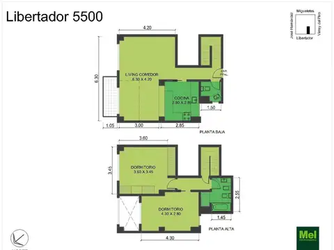 Av.libertador 5500, Piso 9