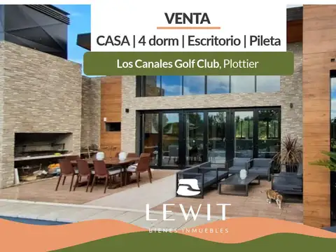 Venta Casa | 4 dormitorios | Escritorio | Pileta | Barrio Los Canales de Plottier