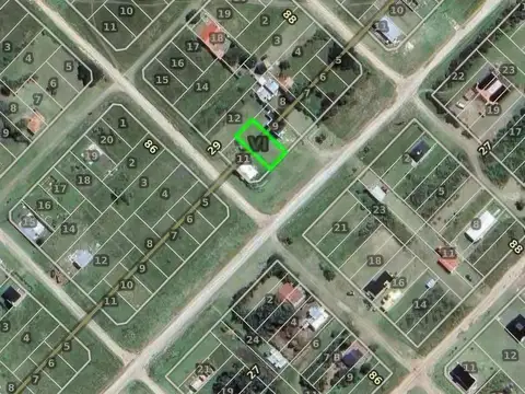 Terreno en Venta 25  mts Fondo