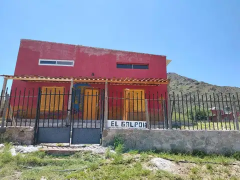 VENDO SALON COMERCIAL (GALPON) + CABAÑA EN AUTOPISTA 25 DE MAYO - LA PUNTA- SAN LUIS