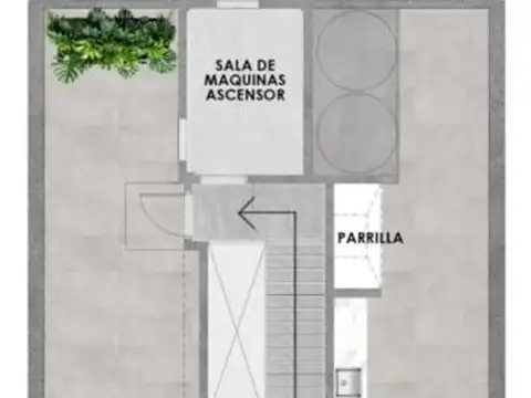 Depto Tipo Casa en Venta de 1 dormitorio