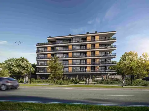 Apto 3 dorm con terraza, en pozo, C. de la Costa