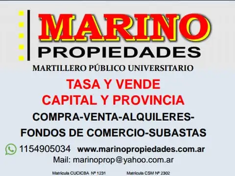 VILLA DEL PARQUE Pedro Lozano 3300 Espectacular lote de 8,66 x 22 metros en Villa del Parque