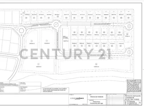 Terreno en venta en Fincas de Hudson