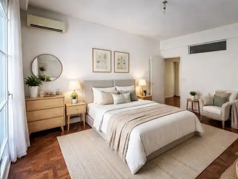 4 Amb. - frente - balcon - impecable - 2 baños.-