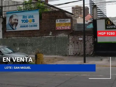 Terreno - Venta - Argentina, San Miguel - Domingo Faustino Sarmiento 1154