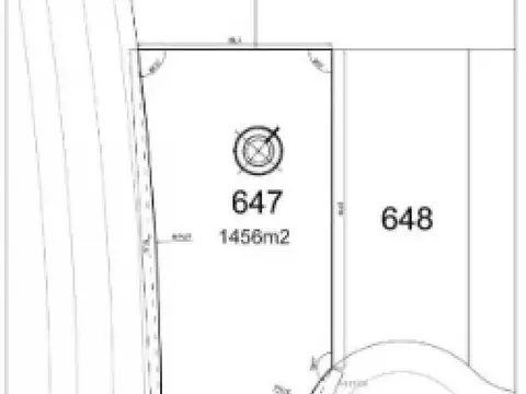 Terreno en Venta de 1456,0 m2