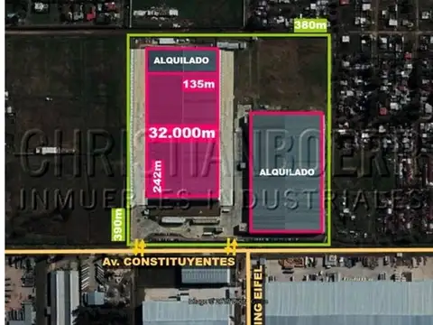 Galpon en Alquiler en Garin, USD 224.000