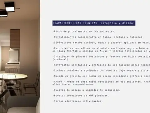 Departamento en Venta de 2 ambientes