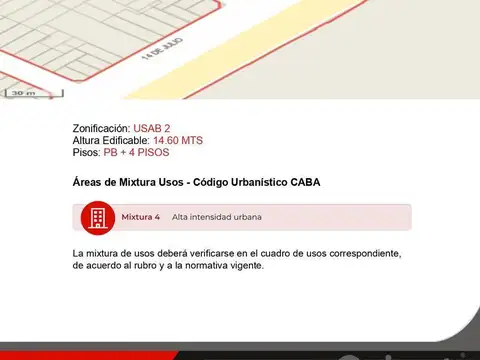 Terreno en Venta en Villa Ortuzar, USD 175.000