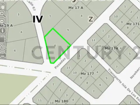 Terreno en Venta de 1547,0 m2
