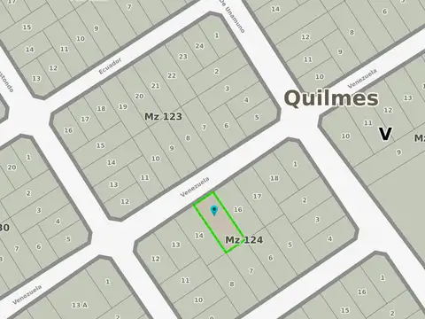 Terreno en Venta 31  mts Fondo