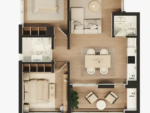 Departamento en Venta de 2 dormitorios