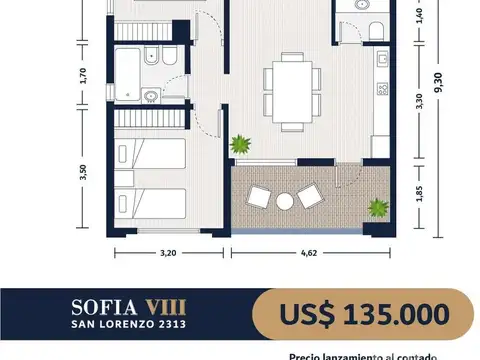 Departamento en Venta al Este