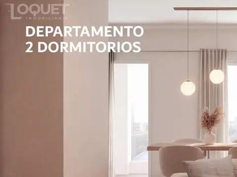 Departamento en pozo de 2 dormitorios