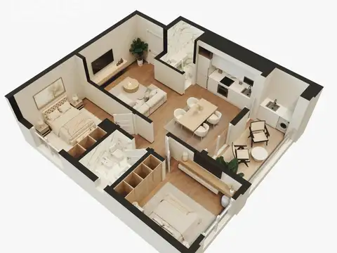 Departamento en Venta de 3 ambientes