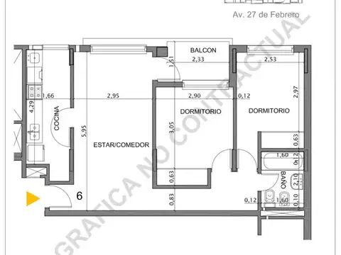 Departamento en Venta de 3 ambientes