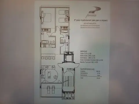 Departamento en Alquiler de 1 dormitorio