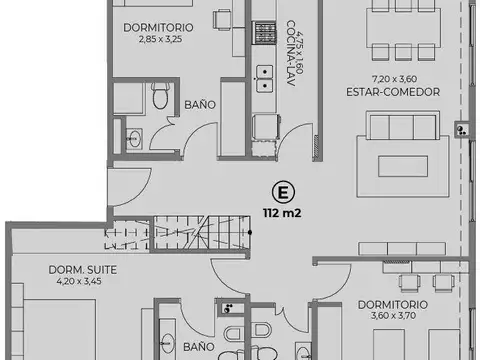 Departamento en Venta Apto profesional