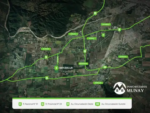 Terrenos Ruta 51 Sendas