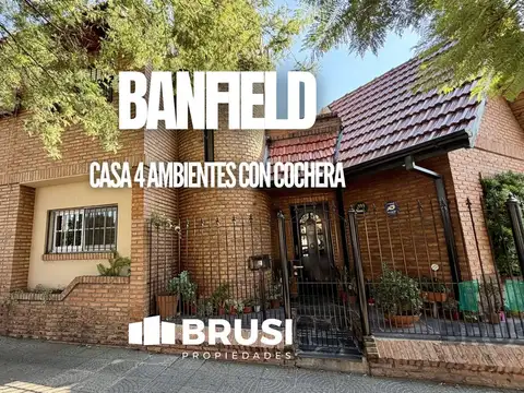 CASA EN VENTA EN BANFIELD - 4 AMBIENTES - 2 PLANTAS