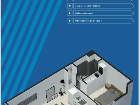 VENTA DEPTO EN POZO ALTA CORDOBA 1 DORM