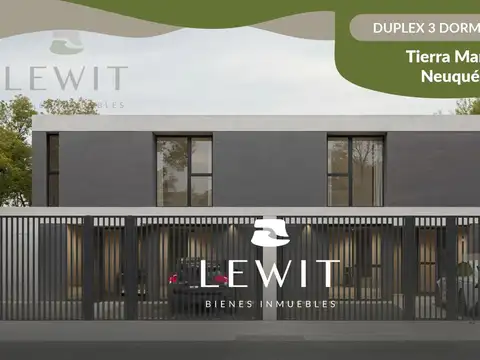 VENTA DUPLEX  3 DORMITORIOS A ESTRENAR EN CENTENARIO B° TIERRA MANSA NEUQUEN