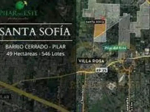 Ava. Lote en Barrio Santa Sofía, Pilar del Este.