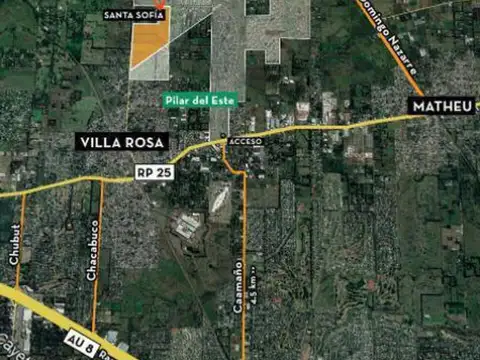 Terreno en Venta en Pilar Del Este, USD 2.800