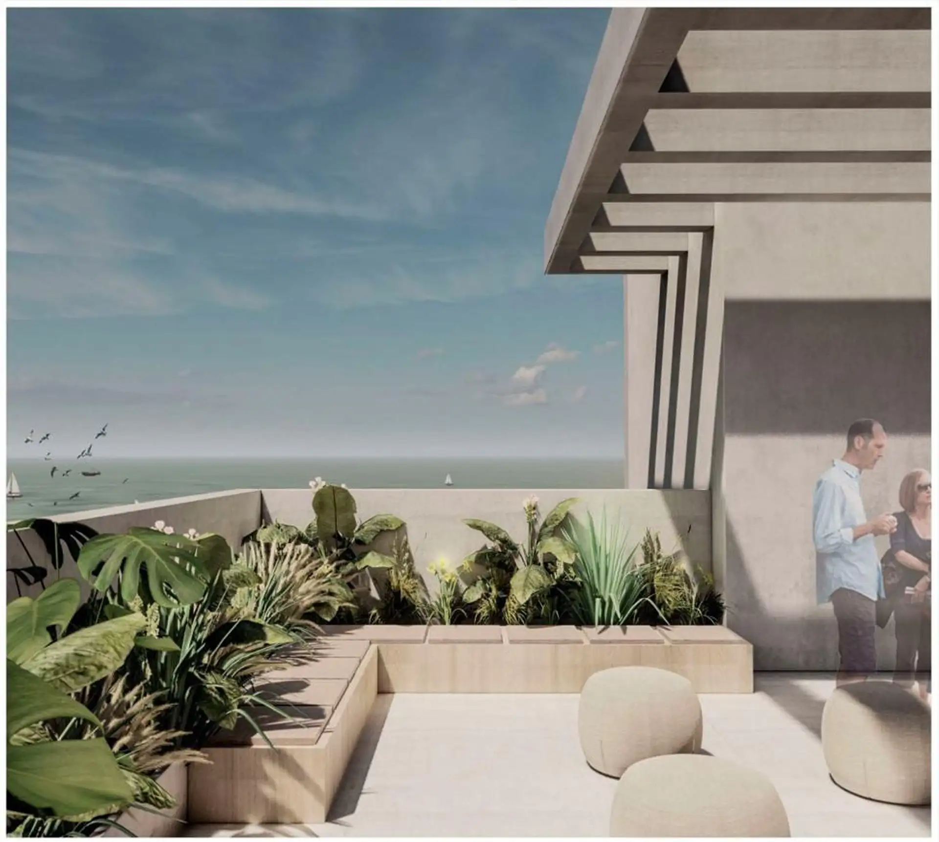 Depto a estrenar 2 amb, 41m² en Playa Grande con cochera y amenities