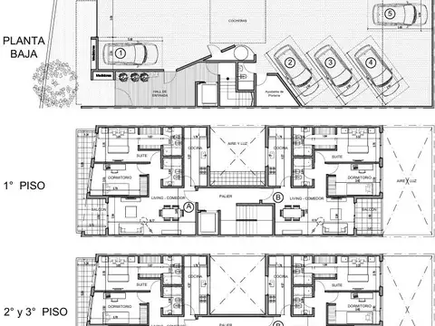 Departamento 3 ambientes con 2 baños