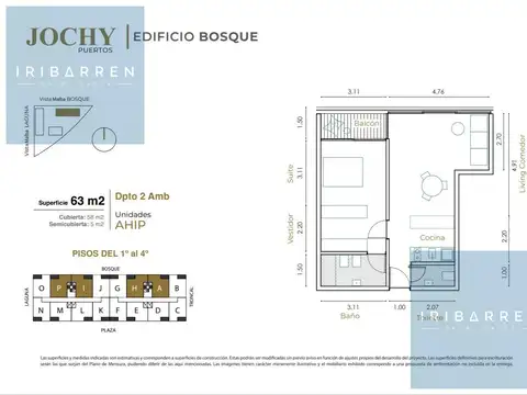 Departamento en Venta en Puertos, USD 230.000