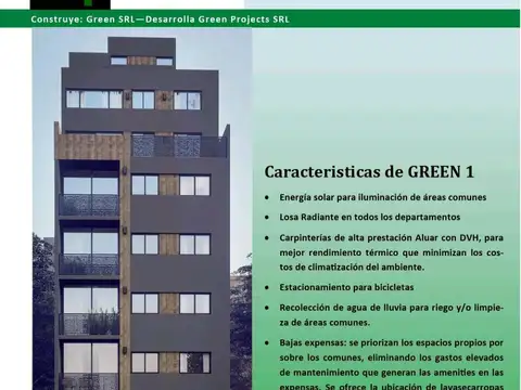 Departamento en Venta de 2 ambientes