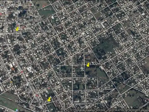 Terreno en Venta de 3422,0 m2