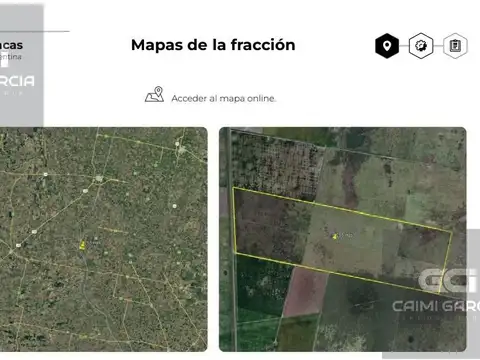 Campo de 255 hectáreas en Las Petacas, Santa Fe
