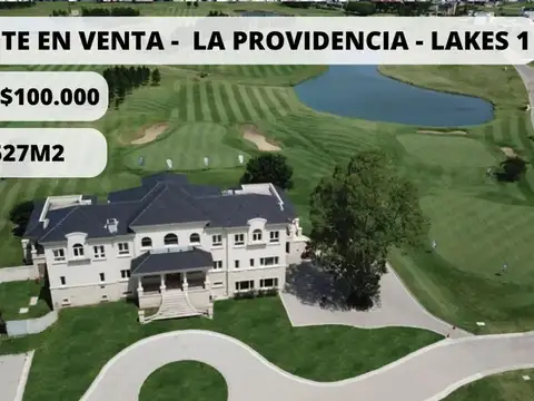 LOTE EN VENTA LA PROVIDENCIA SECTOR LAKES