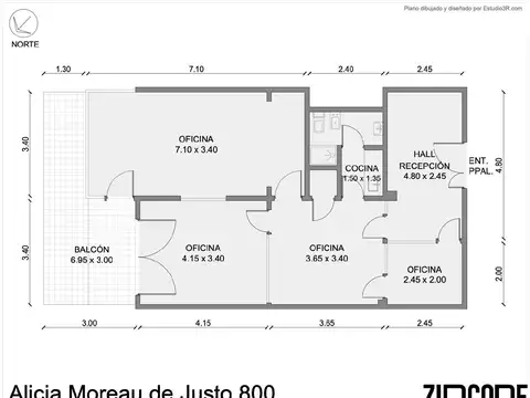 Oficina en Alquiler en Puerto Madero, USD 1.800