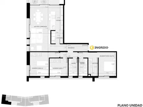 Departamento 3 dormitorios en venta, Balcón Norte - Fisherton, Rosario