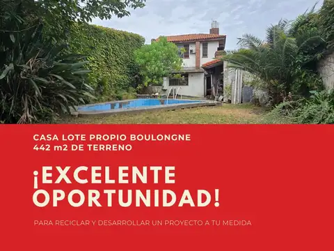 VENTA CASA BOULONGNE 4 AMBIENTES A REFACCIONAR