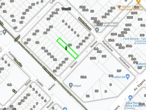 Terreno en Venta 10  mts Frente