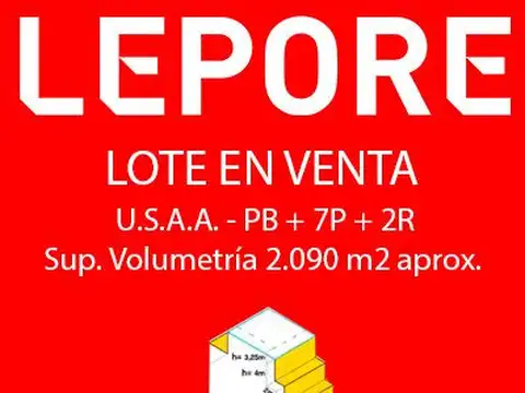 Lote para edificar en Belgrano 
