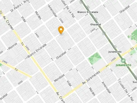 Terreno en Venta 8,60  mts Fondo