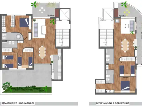 VENTA DEPARTAMENTO 2 DORMITORIOS -  ALBERDI