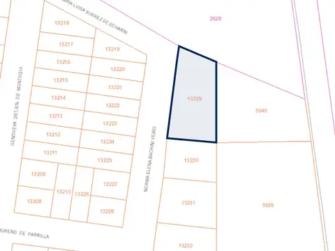 Terreno 1081 m² en venta en Los Algodones, Colonia