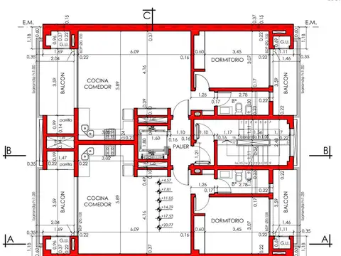 Departamento en Venta de 2 ambientes