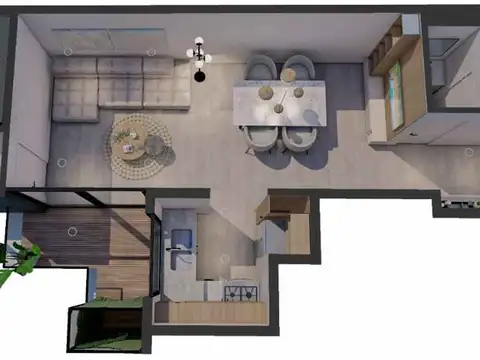 Departamento en Venta de 2 ambientes
