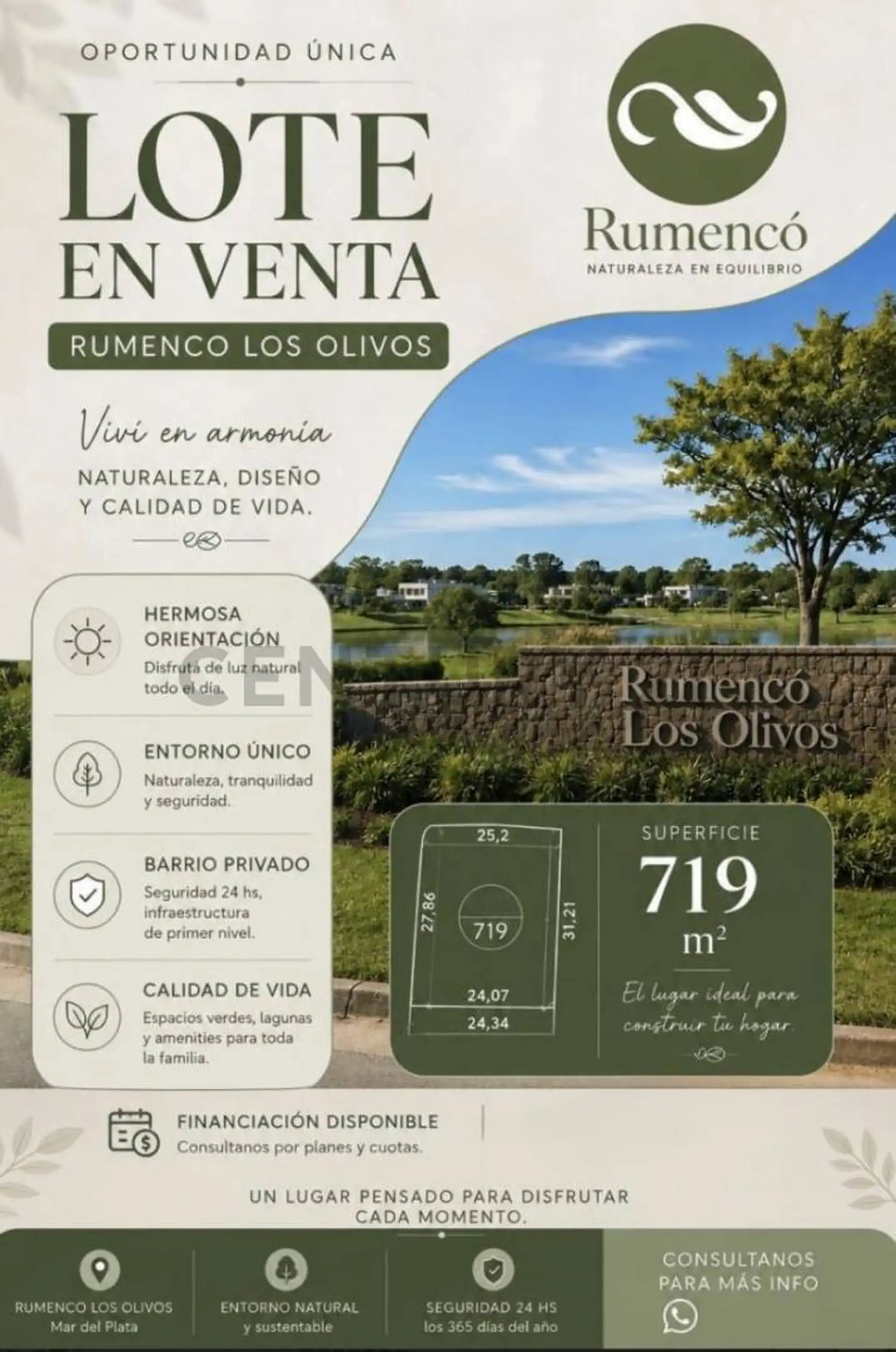 VENTA TERRENO RUMENCO LOS OLIVOS