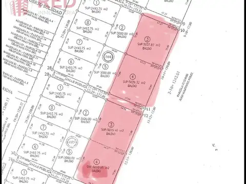 Terreno en Venta 40  mts Fondo